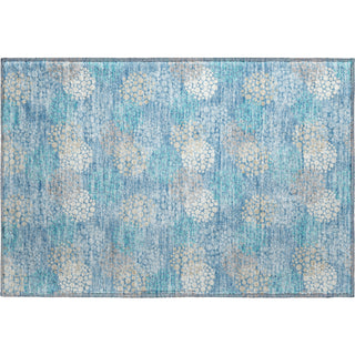 Piper Looms Mayfield Circles AMF908 Sky Machine Washable Area Rug Scatter Main Image