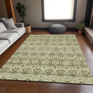 Piper Looms Mayfield Moroccan AMF909 Aloe Machine Washable Area Rug Lifestyle Image Feature