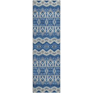 Piper Looms Mayfield Moroccan AMF909 Blue Machine Washable Area Rug Runner Main Image