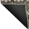 Piper Looms Mayfield Moroccan AMF909 Brown Machine Washable Area Rug Backing Image