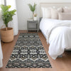 Piper Looms Mayfield Moroccan AMF909 Charcoal Machine Washable Area Rug Runner Lifestyle Image Feature