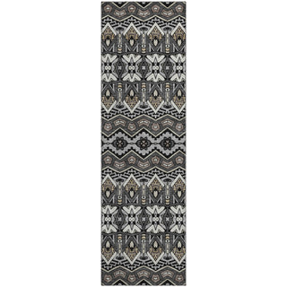 Piper Looms Mayfield Moroccan AMF909 Charcoal Machine Washable Area Rug Runner Main Image
