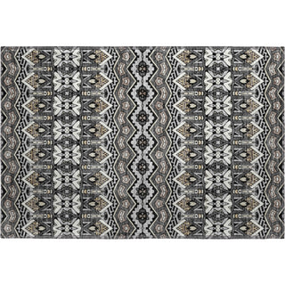 Piper Looms Mayfield Moroccan AMF909 Charcoal Machine Washable Area Rug Scatter Main Image