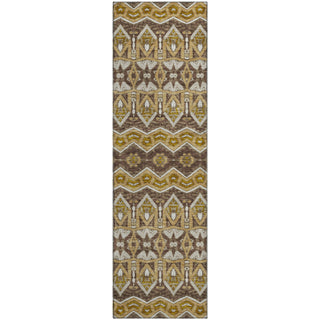 Piper Looms Mayfield Moroccan AMF909 Gold Machine Washable Area Rug Runner Main Image
