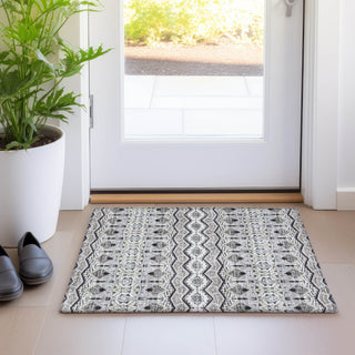 Piper Looms Mayfield Moroccan AMF909 Gray Machine Washable Area Rug Scatter Lifestyle Image Feature