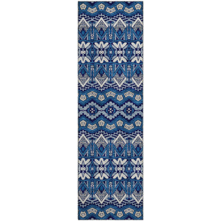 Piper Looms Mayfield Moroccan AMF909 Navy Machine Washable Area Rug Runner Main Image