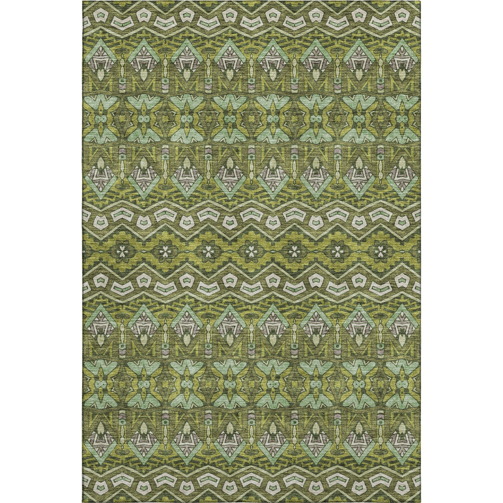 Piper Looms Mayfield Moroccan AMF909 Olive Machine Washable Area Rug main image
