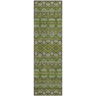 Piper Looms Mayfield Moroccan AMF909 Olive Machine Washable Area Rug Runner Main Image