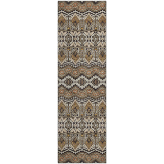 Piper Looms Mayfield Moroccan AMF909 Taupe Machine Washable Area Rug Runner Main Image