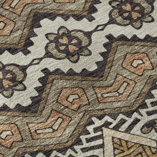 Piper Looms Mayfield Moroccan AMF909 Taupe Machine Washable Area Rug Swatch Image