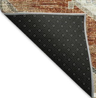 Piper Looms Mayfield Tribal AMF91 Clay Machine Washable Area Rug Backing Image