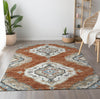 Piper Looms Mayfield Tribal AMF91 Clay Machine Washable Area Rug Lifestyle Image Feature