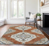 Piper Looms Mayfield Tribal AMF91 Clay Machine Washable Area Rug Lifestyle Image Feature