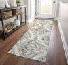 Piper Looms Mayfield Tribal AMF91 Linen Machine Washable Area Rug Runner Lifestyle Image Feature