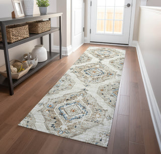 Piper Looms Mayfield Tribal AMF91 Linen Machine Washable Area Rug Runner Lifestyle Image Feature