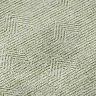 Piper Looms Mayfield Arrows AMF910 Aloe Machine Washable Area Rug Swatch Image