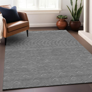 Piper Looms Mayfield Arrows AMF910 Black Machine Washable Area Rug Lifestyle Image Feature