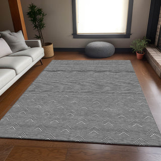 Piper Looms Mayfield Arrows AMF910 Black Machine Washable Area Rug Lifestyle Image Feature