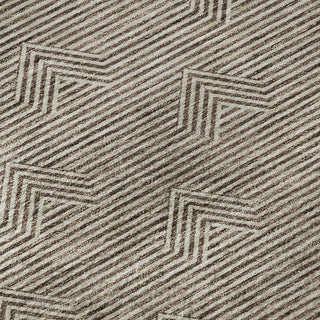 Piper Looms Mayfield Arrows AMF910 Brown Machine Washable Area Rug Swatch Image