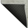 Piper Looms Mayfield Arrows AMF910 Gray Machine Washable Area Rug Backing Image