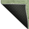 Piper Looms Mayfield Arrows AMF910 Green Machine Washable Area Rug Backing Image