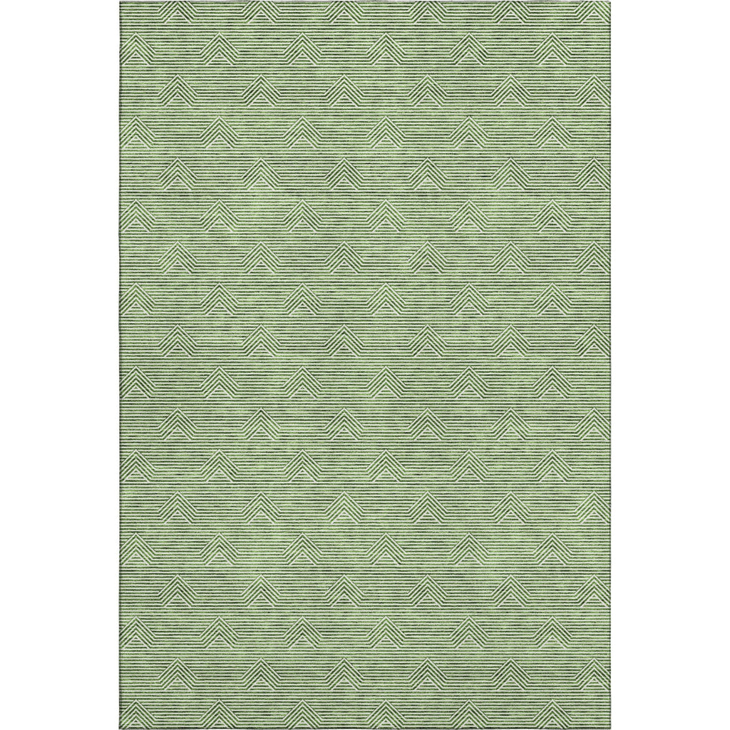 Piper Looms Mayfield Arrows AMF910 Green Machine Washable Area Rug main image