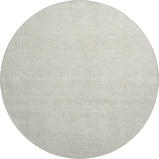 Piper Looms Mayfield Arrows AMF910 Ivory Machine Washable Area Rug Round Main Image