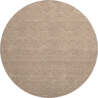 Piper Looms Mayfield Arrows AMF910 Paprika Machine Washable Area Rug Round Main Image
