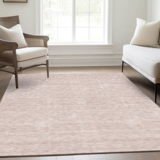 Piper Looms Mayfield Arrows AMF910 Pink Machine Washable Area Rug Lifestyle Image Feature