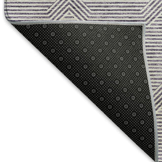 Piper Looms Mayfield Arrows AMF910 Purple Machine Washable Area Rug Backing Image