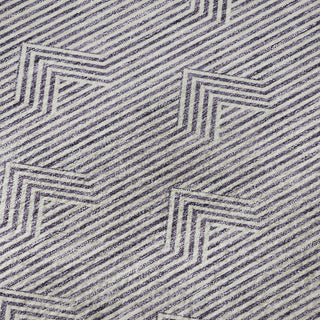 Piper Looms Mayfield Arrows AMF910 Purple Machine Washable Area Rug Swatch Image