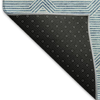 Piper Looms Mayfield Arrows AMF910 Teal Machine Washable Area Rug Backing Image