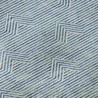 Piper Looms Mayfield Arrows AMF910 Teal Machine Washable Area Rug Swatch Image