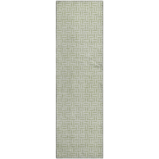 Piper Looms Mayfield Geometric AMF911 Aloe Machine Washable Area Rug Runner Main Image