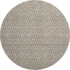 Piper Looms Mayfield Geometric AMF911 Brown Machine Washable Area Rug Round Main Image