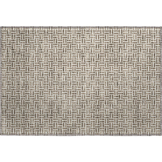 Piper Looms Mayfield Geometric AMF911 Brown Machine Washable Area Rug Scatter Main Image