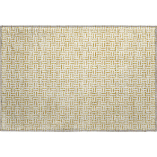 Piper Looms Mayfield Geometric AMF911 Gold Machine Washable Area Rug Scatter Main Image
