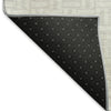 Piper Looms Mayfield Geometric AMF911 Ivory Machine Washable Area Rug Backing Image