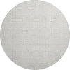 Piper Looms Mayfield Geometric AMF911 Ivory Machine Washable Area Rug Round Main Image
