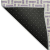 Piper Looms Mayfield Geometric AMF911 Lavender Machine Washable Area Rug Backing Image