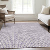 Piper Looms Mayfield Geometric AMF911 Lavender Machine Washable Area Rug Lifestyle Image Feature