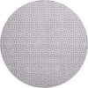 Piper Looms Mayfield Geometric AMF911 Lavender Machine Washable Area Rug Round Main Image