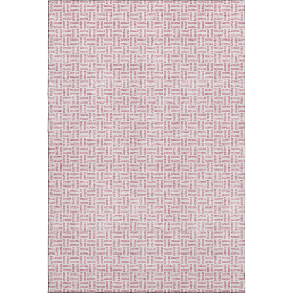 Piper Looms Mayfield Geometric AMF911 Pink Machine Washable Area Rug main image