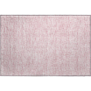 Piper Looms Mayfield Geometric AMF911 Pink Machine Washable Area Rug Scatter Main Image