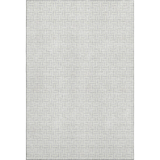 Piper Looms Mayfield Geometric AMF911 Silver Machine Washable Area Rug main image