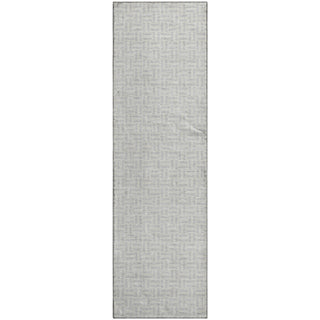 Piper Looms Mayfield Geometric AMF911 Silver Machine Washable Area Rug Runner Main Image