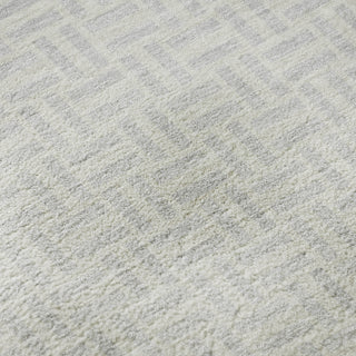 Piper Looms Mayfield Geometric AMF911 Silver Machine Washable Area Rug Swatch Image