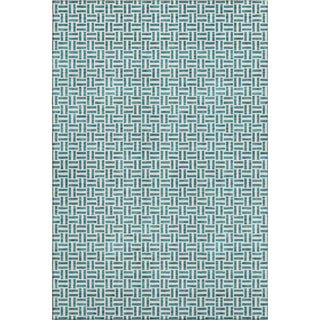 Piper Looms Mayfield Geometric AMF911 Teal Machine Washable Area Rug main image