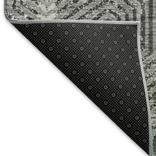 Piper Looms Mayfield Geometric AMF912 Gray Machine Washable Area Rug Backing Image