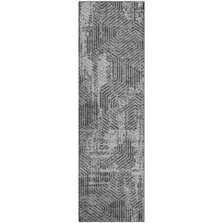 Piper Looms Mayfield Geometric AMF912 Gray Machine Washable Area Rug Runner Main Image